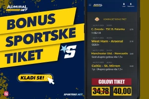 AdmiralBet i Sportske bonus tiket - Dan za golove!